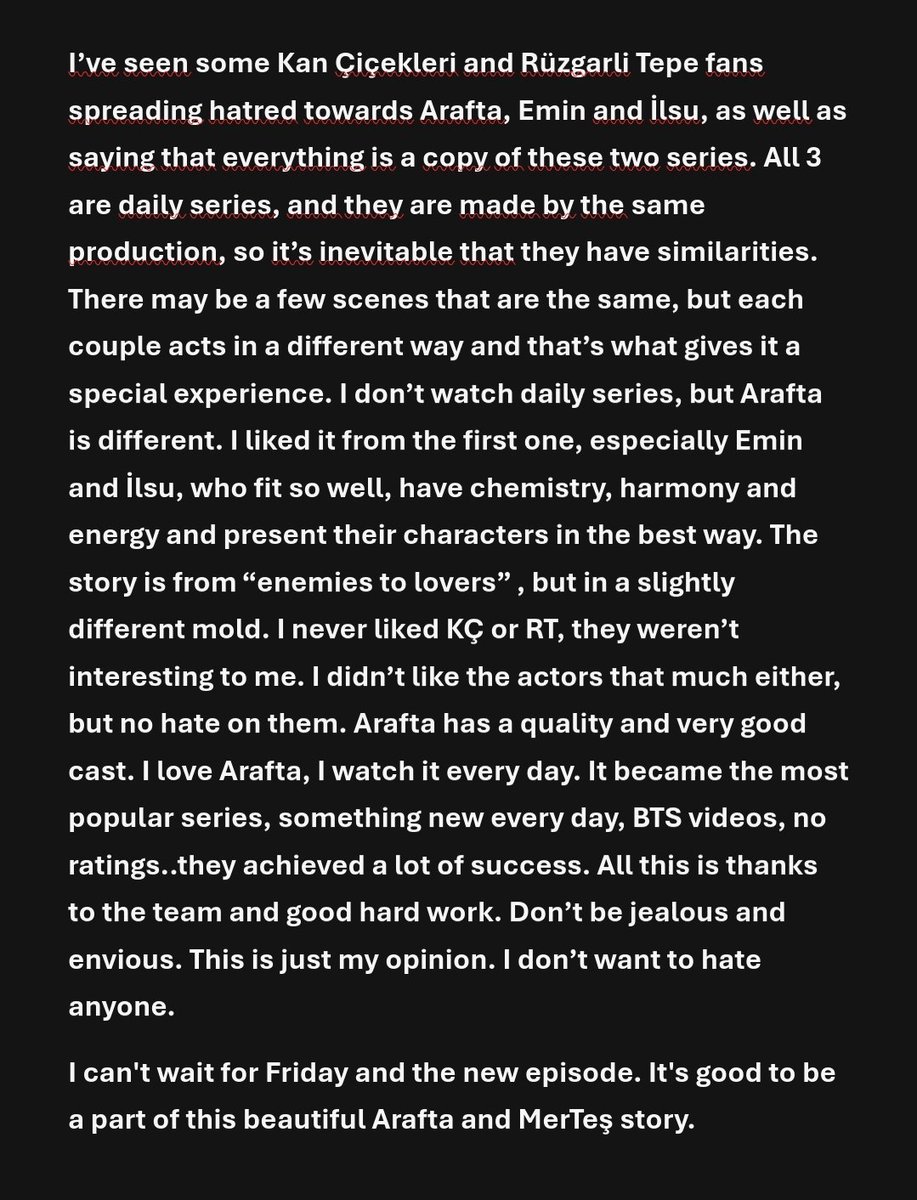 Benss_ist's tweet image. Arafta will continue to achieve lower success.🥰 

İyi ki varızz Arafta, MerTeş and EmSu fandom.🫶🏻

#Arafta #MerTeş #İlSuDemirci #EminGünenç