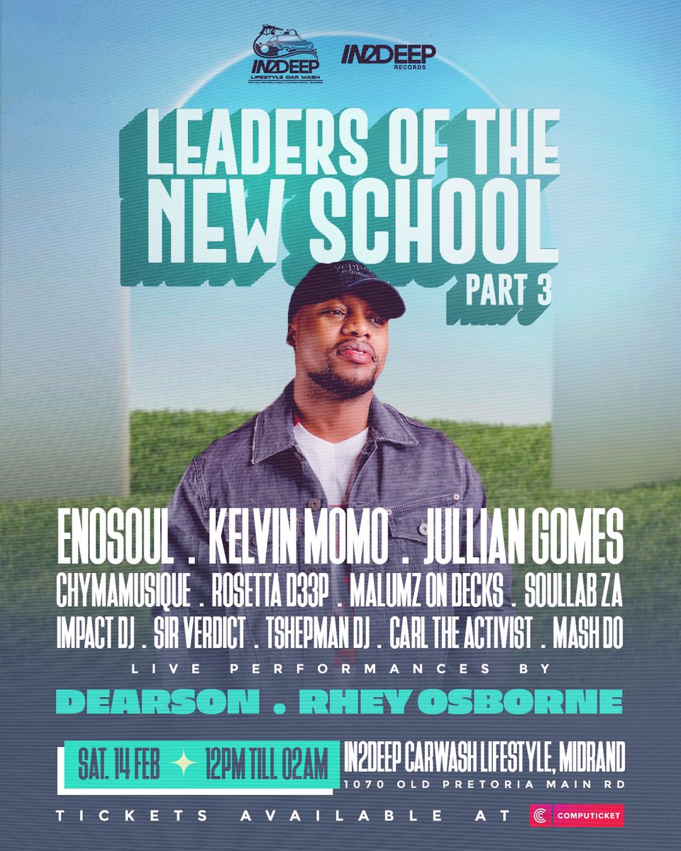 EnosoulIn2Deep's tweet photo. Leaders of the new school part 3
See you on the 14th Feb, Get your tickets at computicket ✌🏿 https://t.co/Op1jvx1VF2