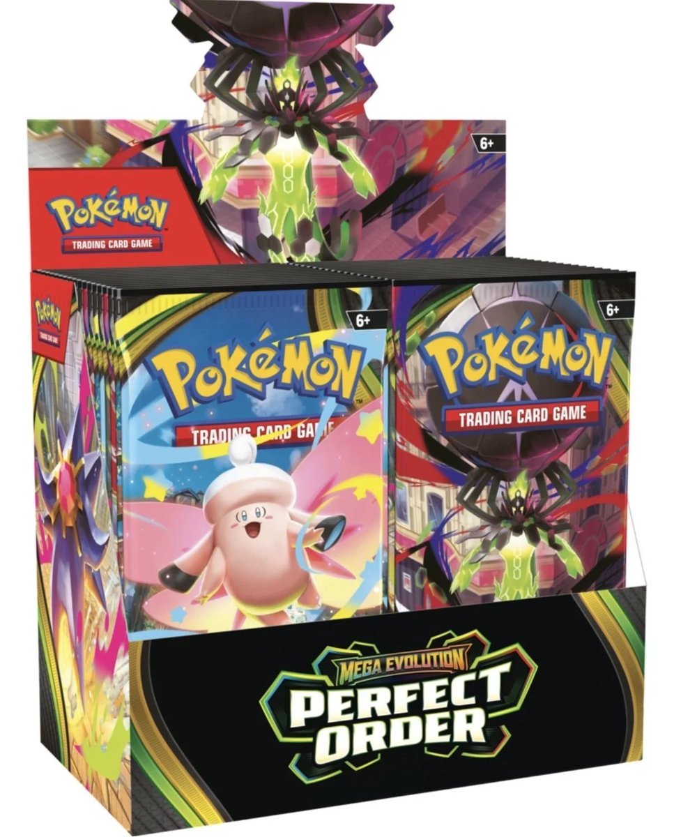 switchstock's tweet photo. First Look at the Next Mega Evolution Expansion, Perfect Order

Releases March 27th