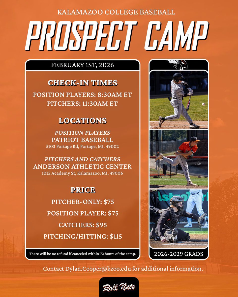 Kalamazoo College Baseball tweet media