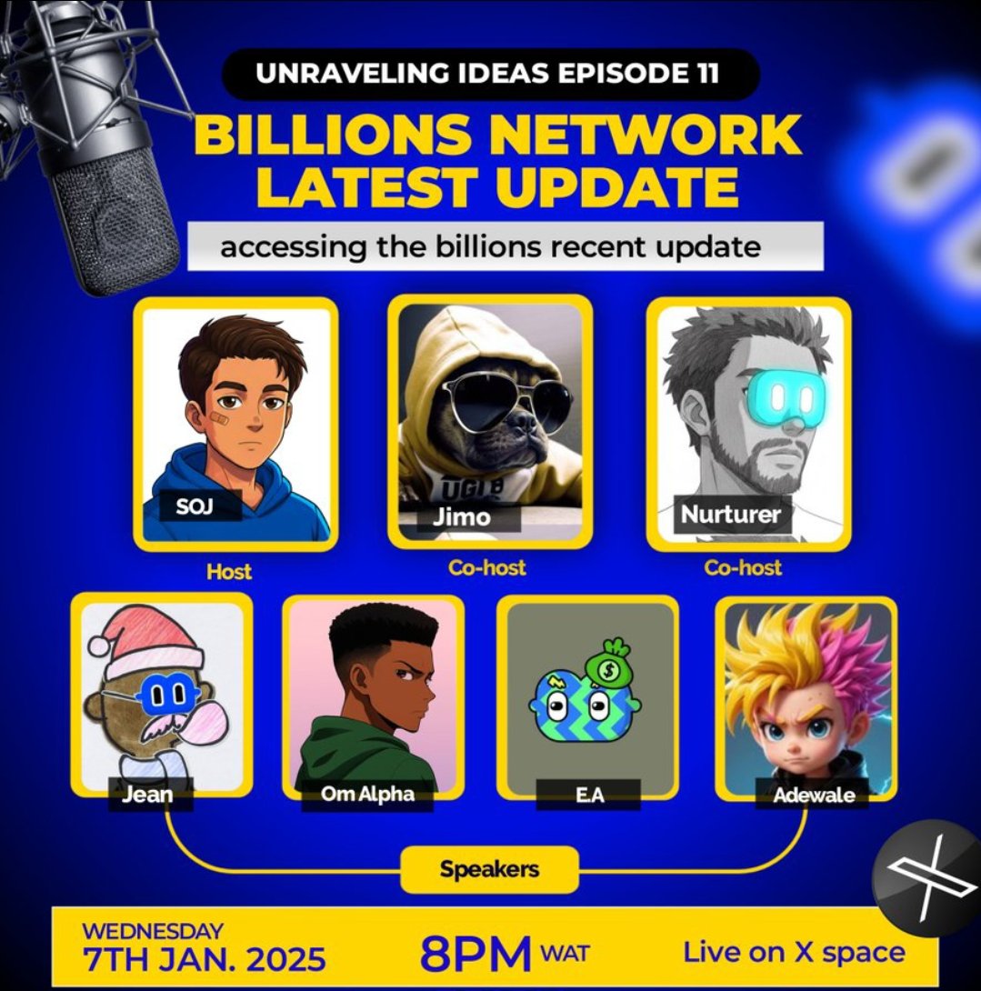 plain_finance's tweet image. Join in guys let's talk about the latest announcements from @billions_ntwk

x.com/i/spaces/1jMJg…