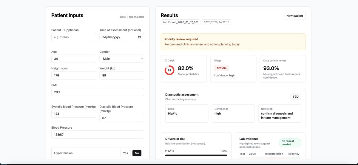 Sam_intech's tweet image. I have just completed building the frontend for the system. Now I just have to wire the backend and the frontend using FastAPI. Will make a few adjustments and do that. Super excited at this point. 

I genuinely enjoyed building this.