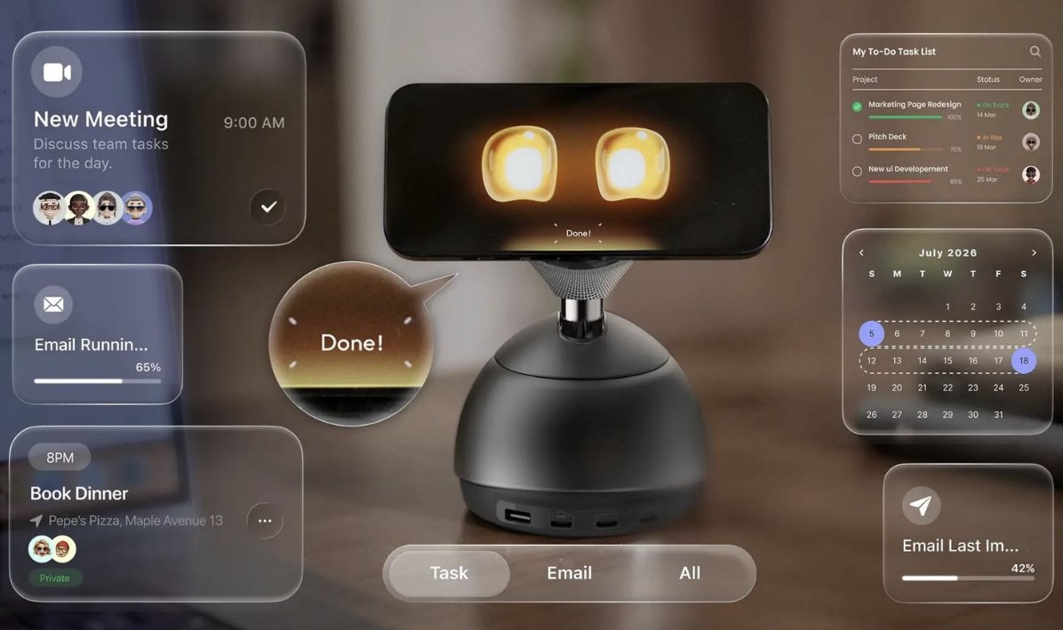 xai_42's tweet photo. #KEYiTech just dropped Loona #DeskMate at #CES2026 and it solves the two biggest problems with AI assistants: latency and context. 

It’s an "Embodied AI Workmate" with deep integration, meaning it reads your screen and clipboard in real-time. 

By using multimodal perception to track your eye contact, it eliminates the 500ms "wake word" lag. It only responds when you look at it.