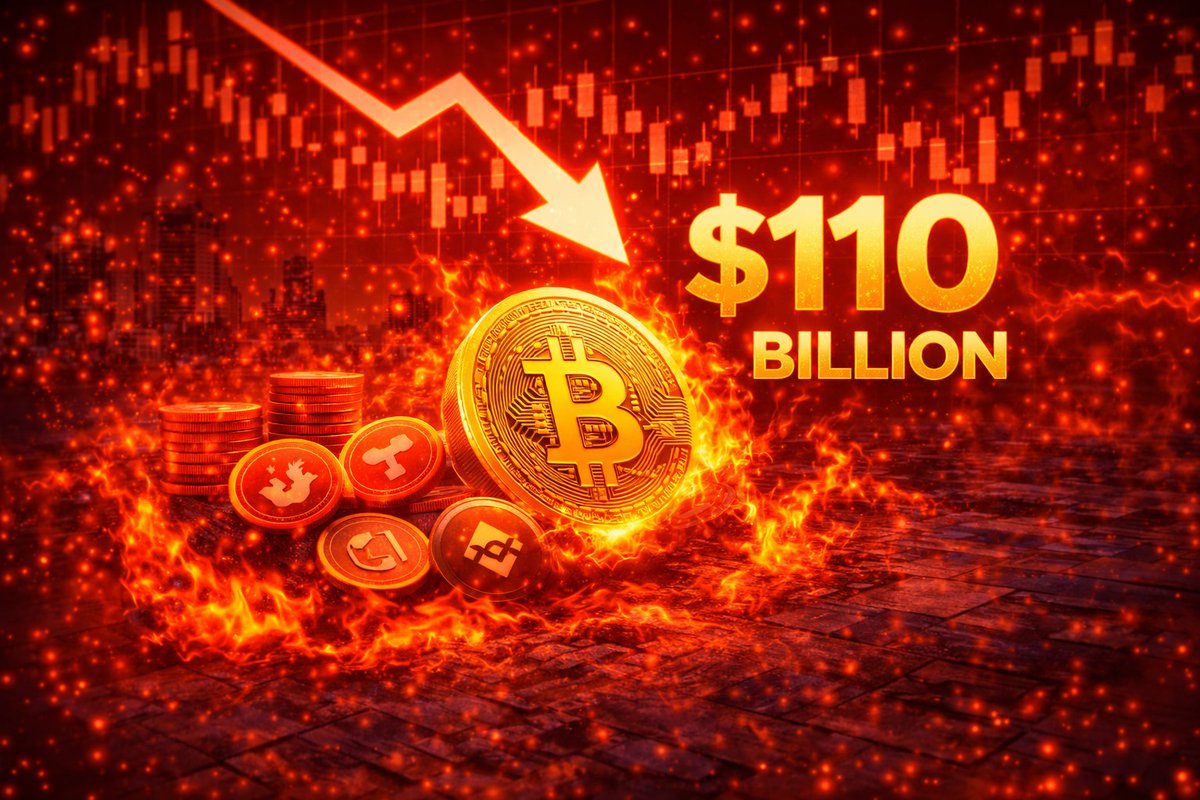 OVER $110 BILLION WIPED FROM CRYPTO MARKET AS BITCOIN SELLS OFF More than $110  billion was erased from the total crypto market capitalization today as  Bitcoin sold off, dragging the broader market