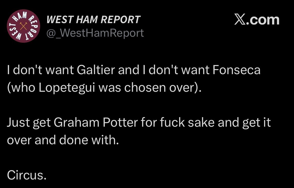 whugl6's tweet image. Yes, you did ask for Graham Potter.
