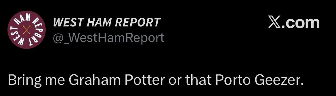 whugl6's tweet image. Yes, you did ask for Graham Potter.