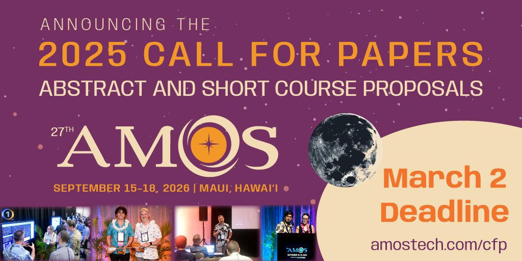 AMOS Conference tweet media