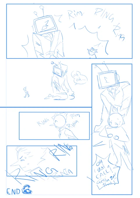 The [Director's Cut] storyboard is out on my Ko-fi page!
this one has a different ending
I first planned to end it with the phone interrupting them, but it felt unprompted, so I changed it
https://t.co/Bdidvrosqz 