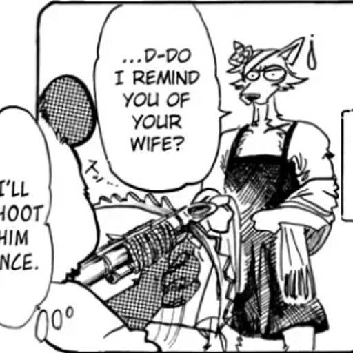 2chelines's tweet image. el manga de beastars es tan gracioso y monino cuando miras más allá de la vibra que da el anime