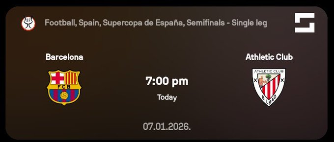 cloudhasan002's tweet photo. 3-0
#FCBarcelona  #AthleticBarca #SupercopaDeEspaña https://t.co/HyzRkw5Fhb