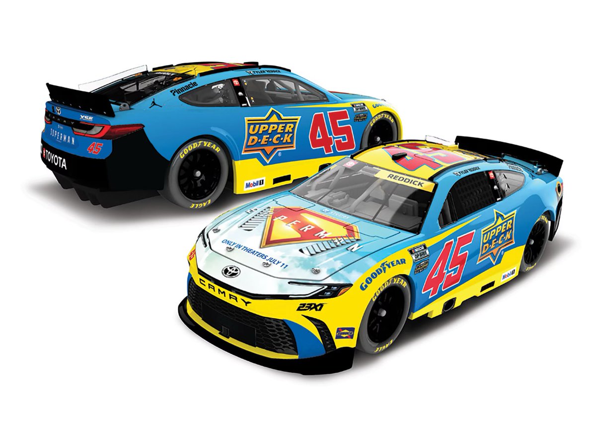 PRE-ORDER: <a href="/TylerReddick/">Tyler Reddick</a> 2025 Upper Deck / Superman Toyota Camry!

Use code DFans for $6 off shipping per order over $30!

circlebdiecast.com/categories/14/…