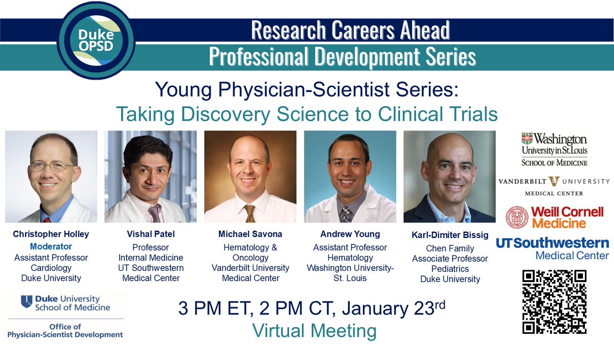 Duke Office of Physician-Scientist Development tweet media