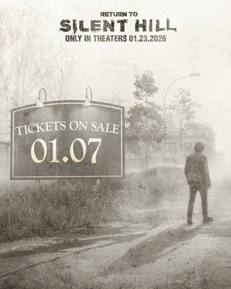 BDisgusting's tweet image. RETURN TO SILENT HILL on 1.23.2026.

Tickets are on sale now: tickets.returntosilenthillmovie.com