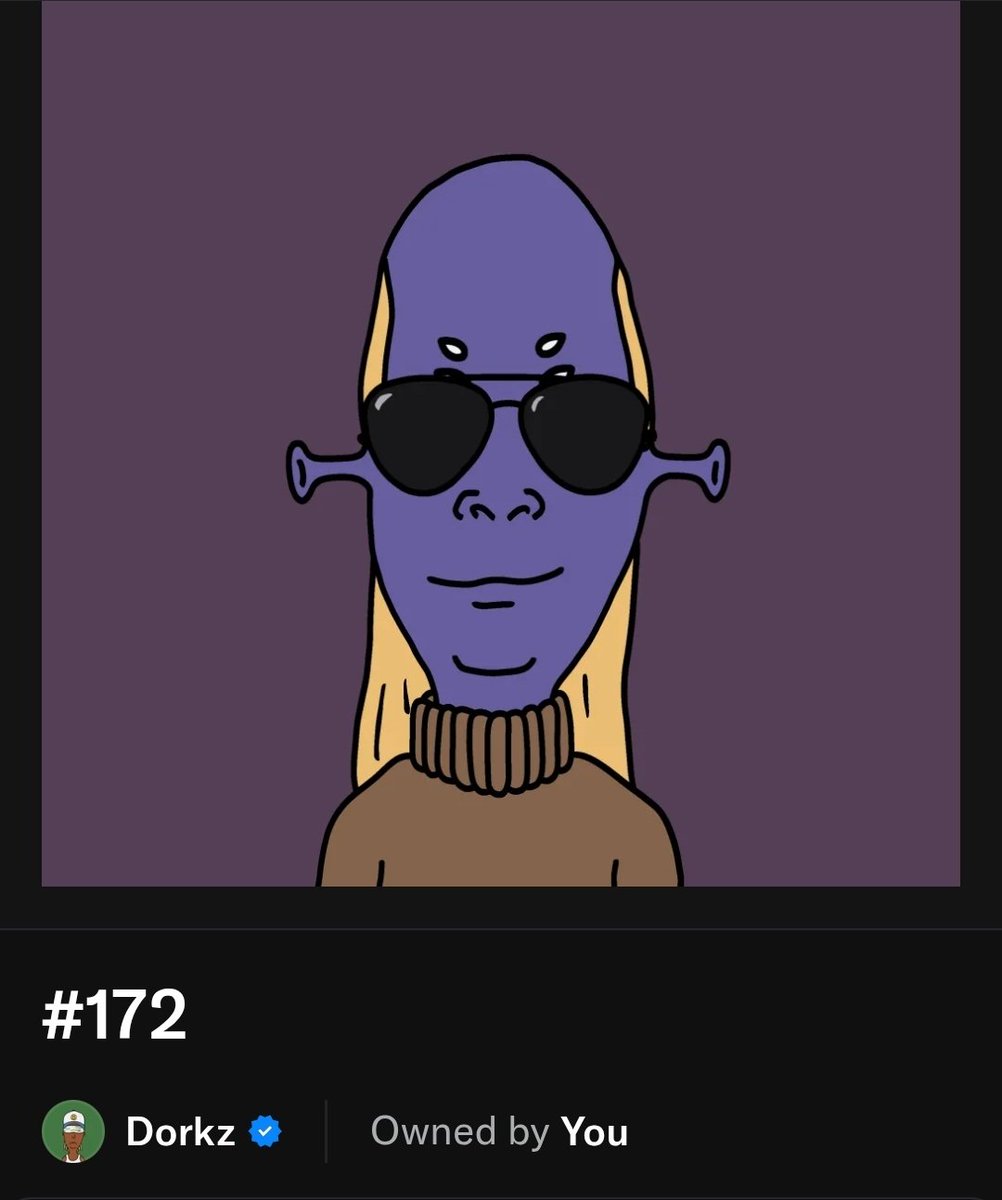 Gotta give a big shout out to <a href="/okdegen/">OKDEGEN</a>, <a href="/Father_Damien_/">Father Damien</a> ,<a href="/Grok1_eth/">Jason</a> , and the entire <a href="/okdegen/">OKDEGEN</a> and <a href="/dorkznft/">Dorkz</a> community for this AMAZING win right here! 

Thank y'all so very much, it's going to a great home! Alien @Dorkz let's go! Thank you <a href="/Father_Damien_/">Father Damien</a> <a href="/okdegen/">OKDEGEN</a>