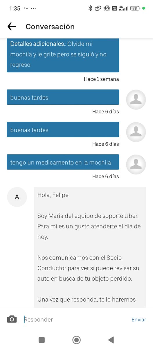 danramirez9714's tweet photo. Tío @Profeco mi compadre @Uber_MEX no se quiere hacer responsable por una mochila olvidada durante un viaje, anexo evidencias y quiero la restitución de mis cosas íntegras https://t.co/62v5ehE4pM