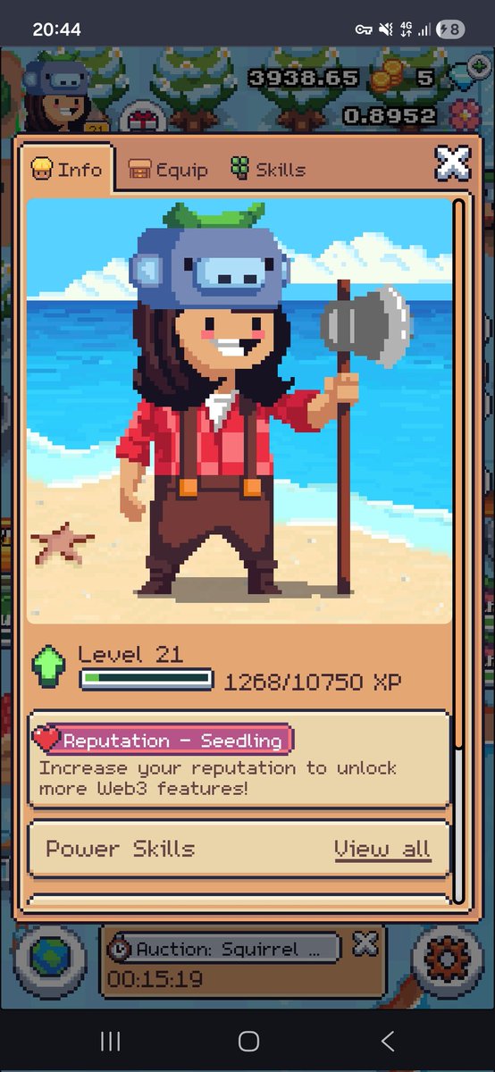 ChippedAnkh's tweet photo. Just reached level 21 in Sunflower Land! So proud of my progress in this game. 🌻🚀 

 https://t.co/sACbj2oWXR 

 #SunflowerLand #LevelUp https://t.co/zcKToyVBxd