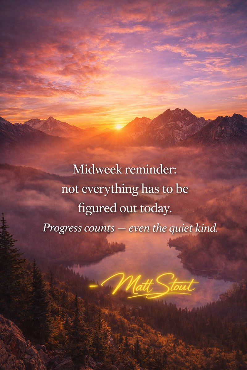 TheMattStout's tweet photo. #WisdomWednesday 
#WednesdayReflection 
#MattStout
#MidweekMoment 
#MindfulMoments https://t.co/zi7QPiB7lE