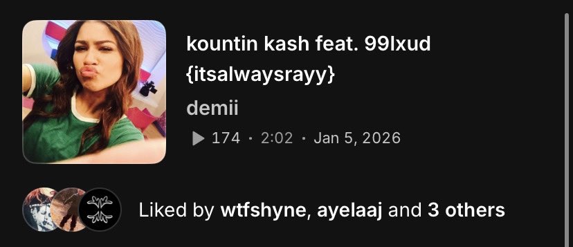 . still Stream my shii tho. +!! 😍 *.