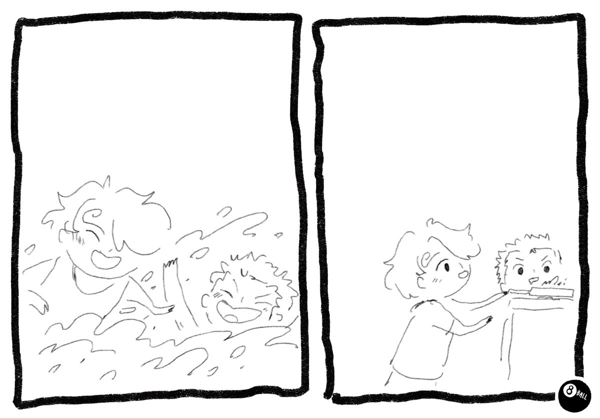 Happy holidays <a href="/_64907/">j / 64907</a> !!! I give you a secret santa gift of childhood friends zosan where little baby sanji washes up on Shimotsuki! (1/2)