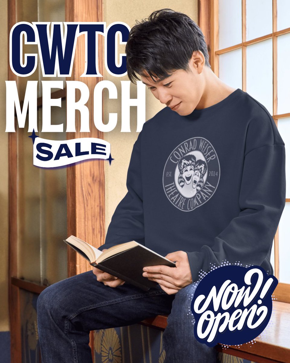 cwtheatrecoinfo's tweet image. CWTC merch is live! 👕

Tees, long sleeves, crewnecks &amp;amp; hoodies now on sale!

🗓 Ends Jan 25 at midnight
⏱ Produced after sale, ready ~3 weeks later
📦 Ship to home or CWHS pick-up (local supporters only)

🔗 bit.ly/cwtheatre

We’re grateful for your continued support! 💙