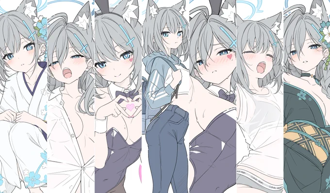 Shiroko for the first week is finally finished! Thank you so much, as always, for your support!! You can download the Hi-Res and PSD files at: