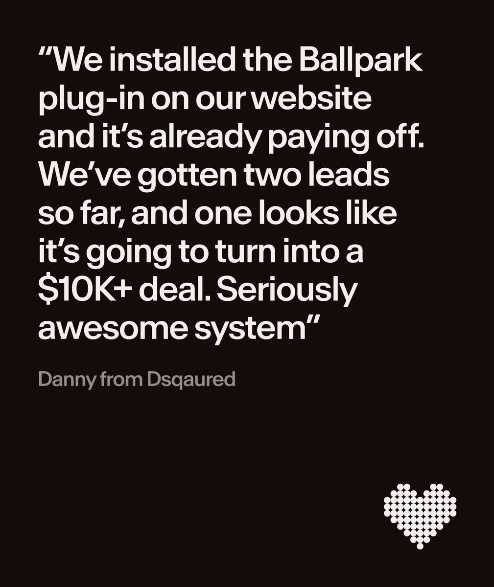 Little brain dump from the past month

I pushed my product Ballpark live a month ago. Stats so far:

- 9 paying customers
- 121 trial sign ups
- 3 customers renewed their subs (stoooked).
- 1 new team member (my partner Erin is helping me now)

What I'm struggling with rn: