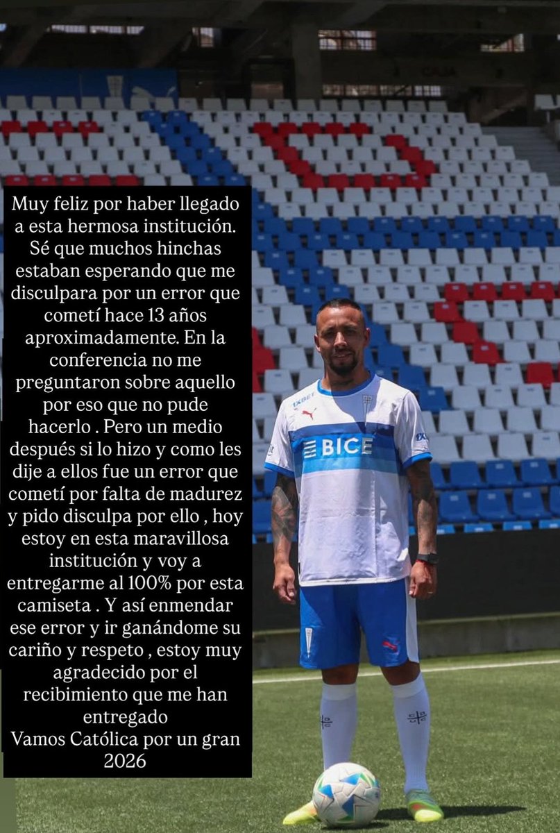 Palabras de Cerezo para #LosCruzados

En mi opinión, está perfecto. Dijo todo lo que tenía que decir. Ahora, a tenerle fe no más y esperar que de el 100% con la camiseta más linda del mundo.