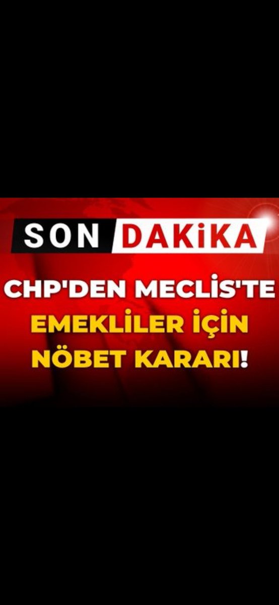 YokusTurgay's tweet photo. Tüm muhalefet partileri emekliler için söylemlerinde samimi ise CHP   nöbet kararına destek vermelidir.
@tipgenelmerkez 
@SaadetPartisi 
@Mustafa_Destici 
@iyiparti 
@Ahmet_Davutoglu 
@alibabacan 
#EmekliyiEzeniktidardır https://t.co/4QMVeiFjJh