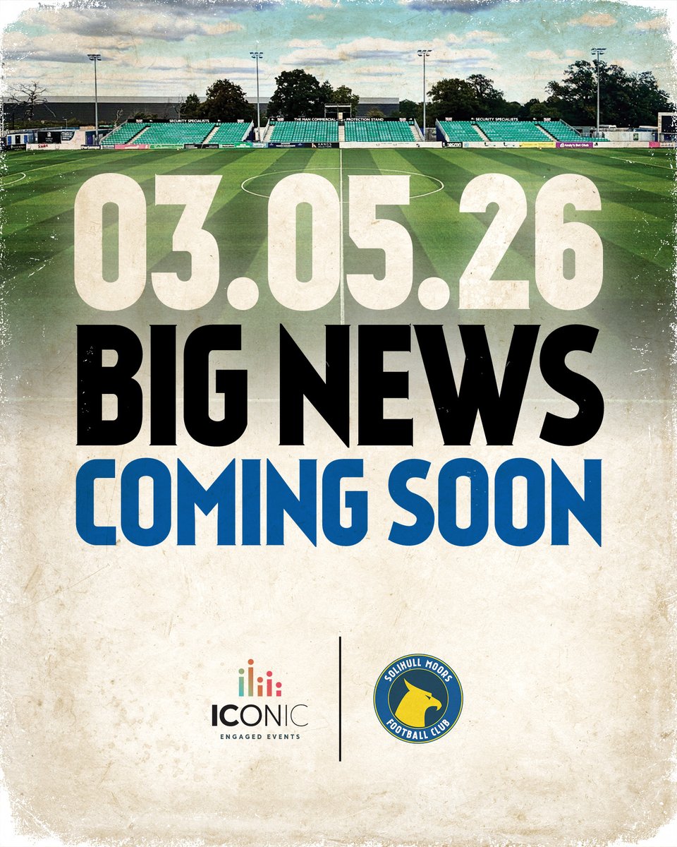 Solihull Moors FC tweet media