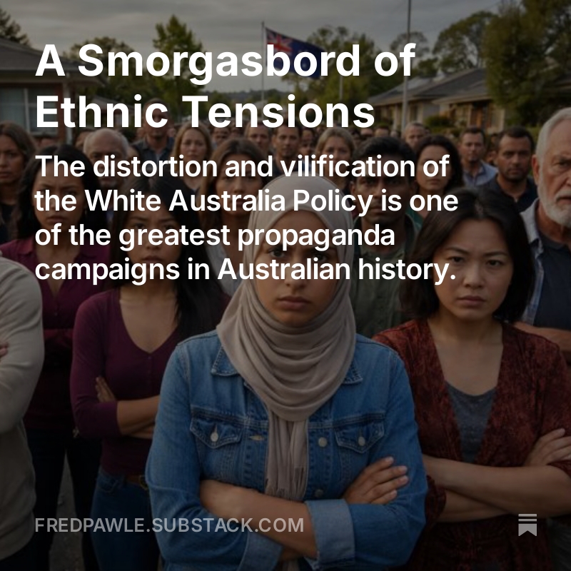 Remind me: What was so bad about the White Australia Policy again?
Is Australia a better place now that we have allowed the world's dregs, scammers, terrorists and parasites to live here? fredpawle.substack.com/p/a-smorgasbor…