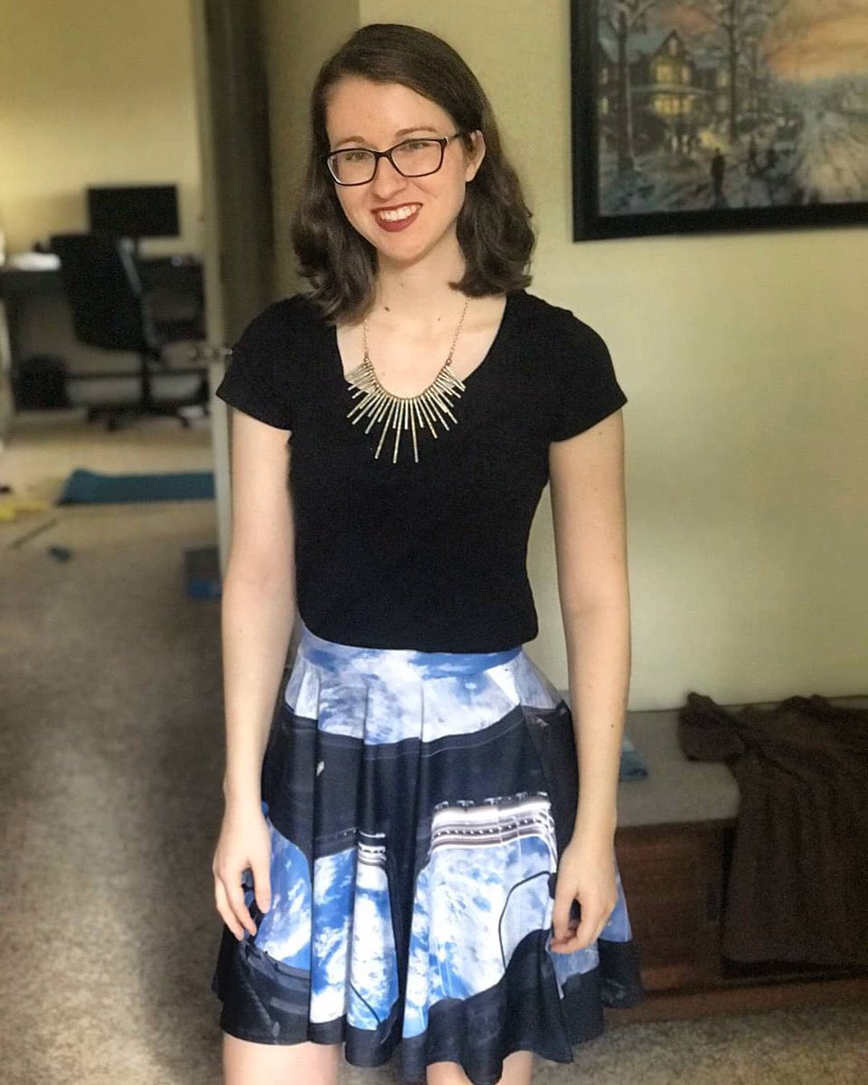 erinwinick's tweet photo. @Erdayastronaut @nevernorminal @AJamesMcCarthy I’ll be at the event with Astrolab and have a collection of 4 space skirts I made I could bring if you want. Might not fit the display idea perfectly, but let me know! https://t.co/CNCuYcFrzY