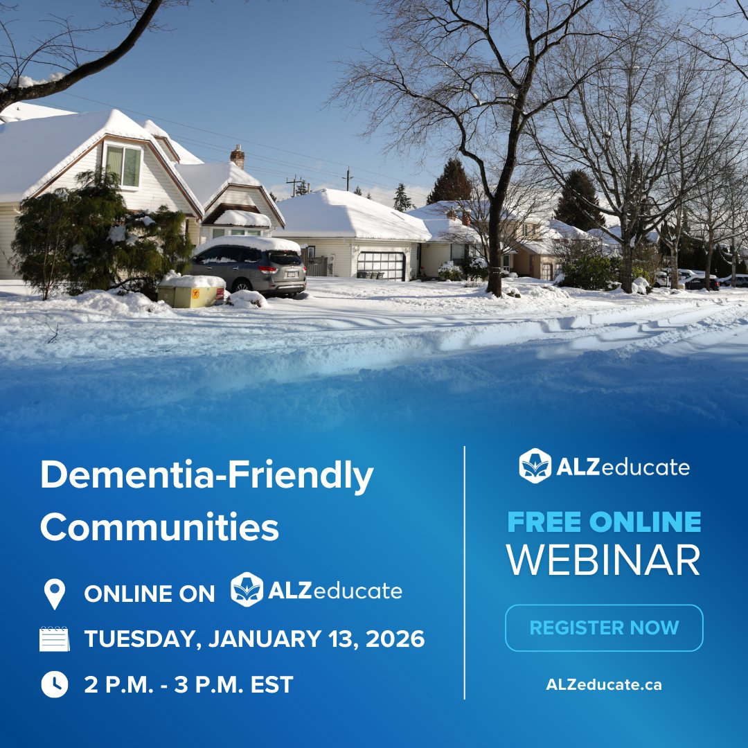 A Dementia Friendly Community is one where people living with dementia are welcomed and able to stay connected to the places they love.

Join us on January 13 for a free webinar where you’ll learn how to create inclusive spaces for everyone.

Register now: bit.ly/4pmNk5P