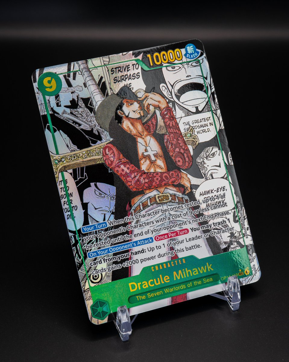 Official in-person shot of the Manga Rare in the English OP14-EB04