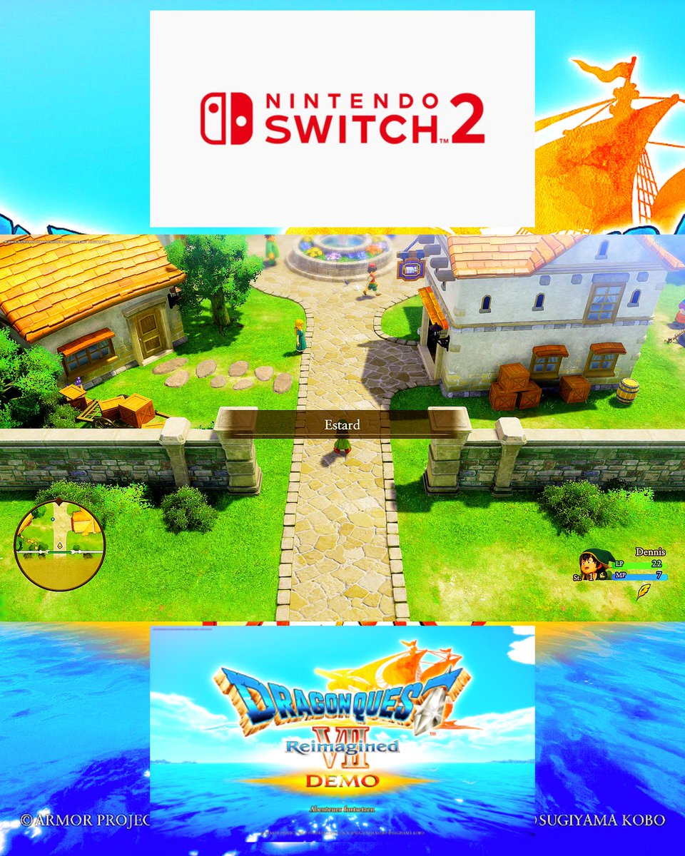 Dennis_RPGKING's tweet photo. #NintendoSwitch2 #DragonQuestVIIReimagined #Demoversion Spieltagebuch Update: Buttsbüttel,Insel Estard,Estard und Estard: Unterirdischer Tunnel Siehe Bilder Yeah🙂 https://t.co/wmkZDreqqo