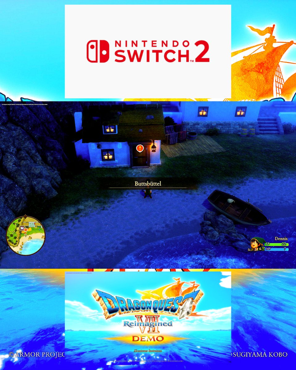 Dennis_RPGKING's tweet photo. #NintendoSwitch2 #DragonQuestVIIReimagined #Demoversion Spieltagebuch Update: Buttsbüttel,Insel Estard,Estard und Estard: Unterirdischer Tunnel Siehe Bilder Yeah🙂 https://t.co/wmkZDreqqo