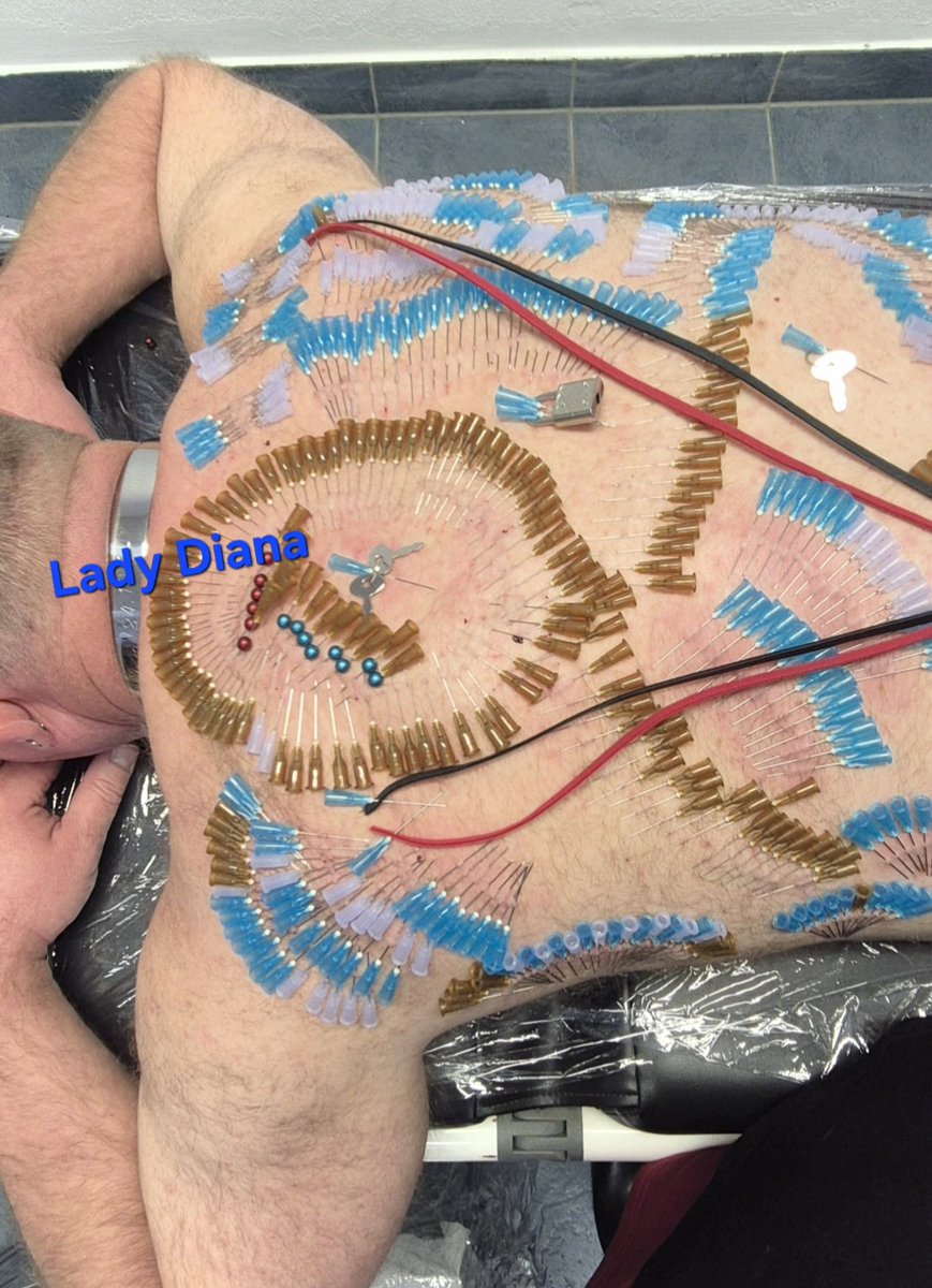 Da hatte sich mein <a href="/B3Cyber/">CyberB3</a> zur Verfügung gestellt 😏 ich möchte das toppen 😏😏 wer traut sich 😏😏 etwa 800 Nadeln