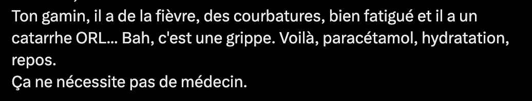 hoss3in's tweet photo. @6kka_maria @Nadia_Elka @RangerSam qu'est-ce que tu comprends pas dans "ça ne nécessite pas de médecin" ? https://t.co/FvvpLTmuIO
