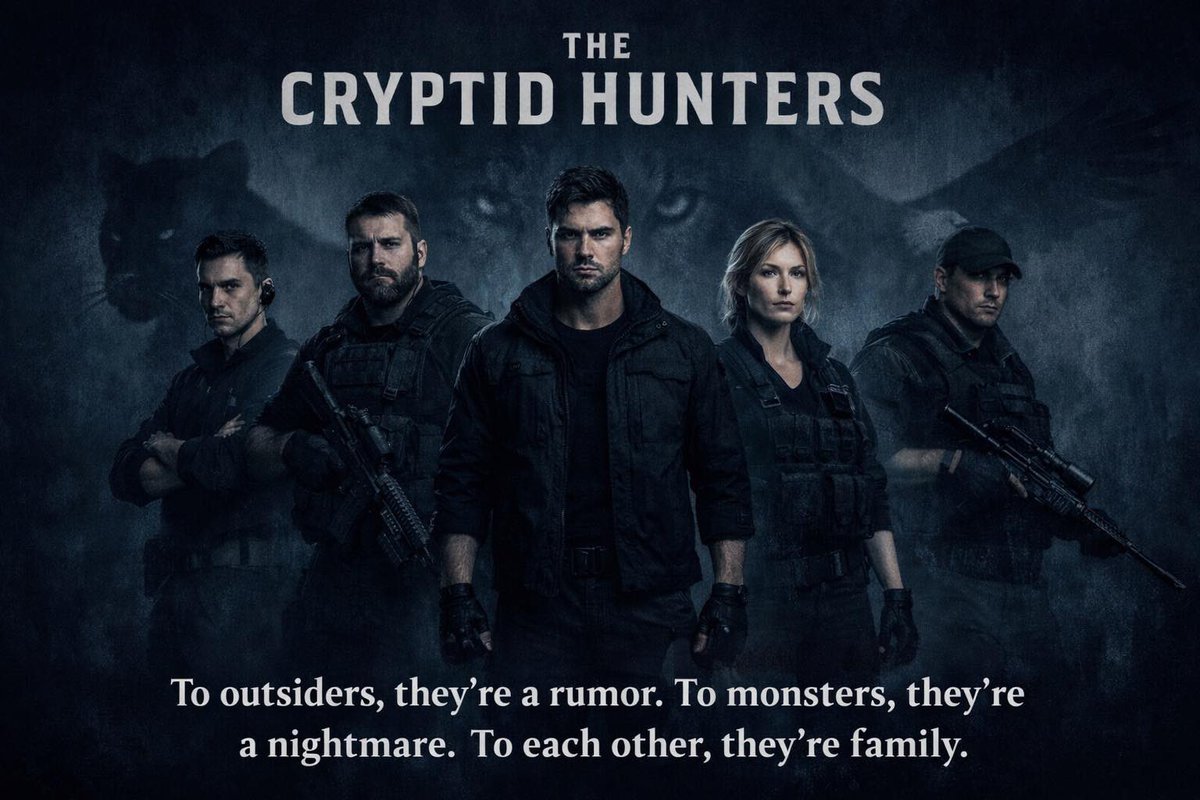 𝐍𝐞𝐰 𝐬𝐞𝐫𝐢𝐞𝐬 𝐜𝐨𝐦𝐢𝐧𝐠 𝐢𝐧 𝟐𝟎𝟐𝟔. Darker. Deadlier. High-stakes action. Found family. Serious heat.

This is paranormal romance with teeth.

Meet 𝐓𝐡𝐞 𝐂𝐫𝐲𝐩𝐭𝐢𝐝 𝐇𝐮𝐧𝐭𝐞𝐫𝐬.
To outsiders, they’re a rumor.
To monsters, they’re a nightmare.

Are you ready?