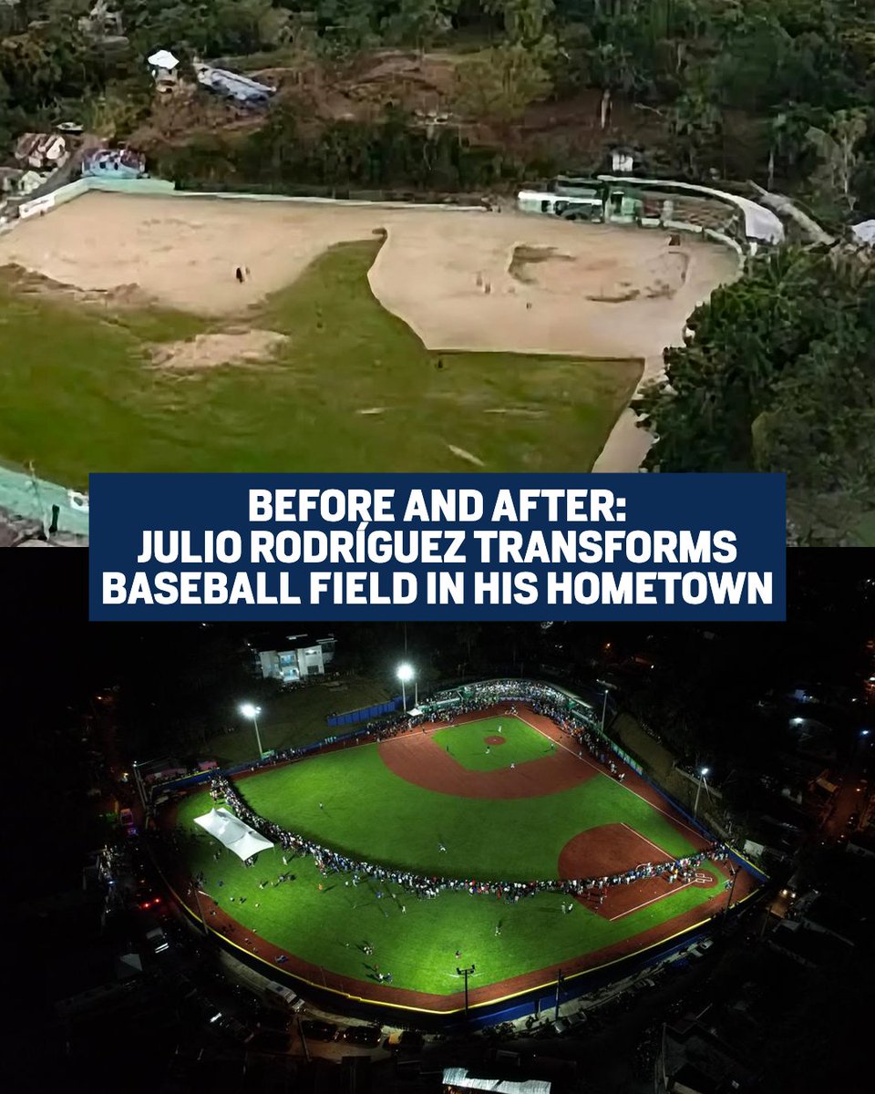The difference is night and day 🤯
@JRODshow44 and his No Limits Foundation are truly making an impact in his hometown of Loma de Cabrera.