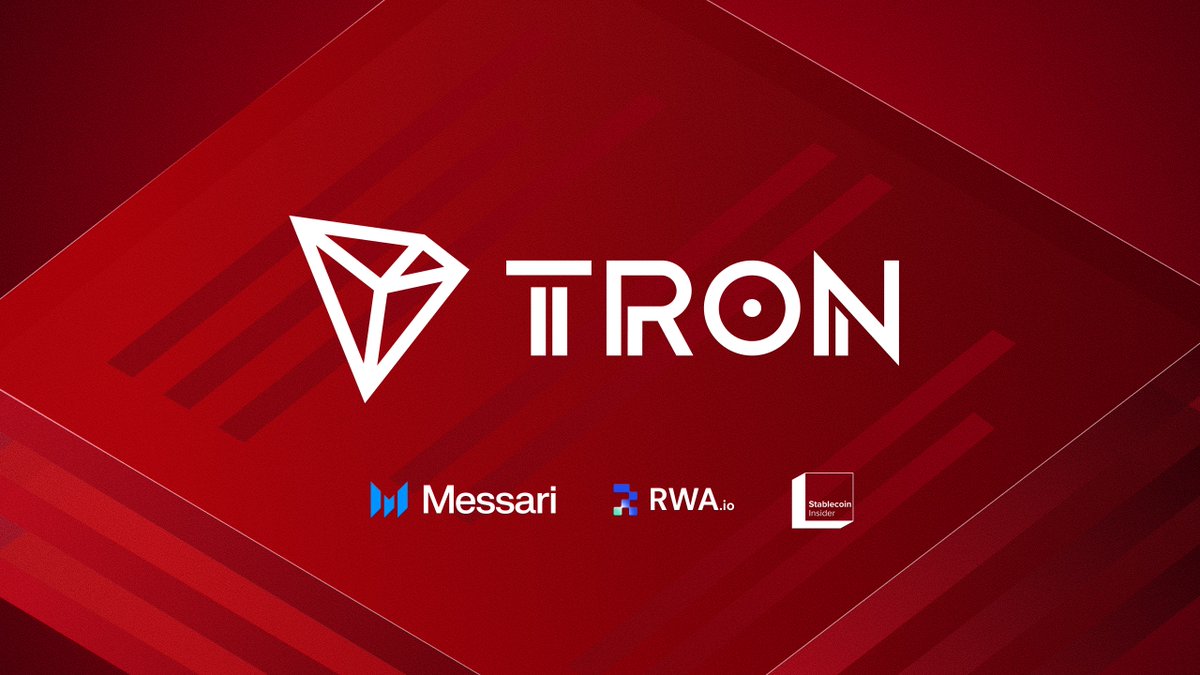 trondao's tweet photo. .@MessariCrypto , a leading provider of digital asset market intelligence products; @rwa_io , a global hub for real-world asset (RWA) tokenization offering data & market insights; and @stablecoininfo , a leading source for news, data, and expert insights on stablecoins and digital-asset finance, have released independent year-end research highlighting the TRON network’s standout user activity throughout 2025. 

Together, the reports underscore TRON’s continued dominance as the global settlement layer for stablecoins, marked by record-breaking USDT supply, transaction volume, and sustained network activity, cementing its role as critical infrastructure for digital finance and tokenized real-world assets.

Read more below from @BitcoinNews 👇
https://t.co/kC2Bu0mucc