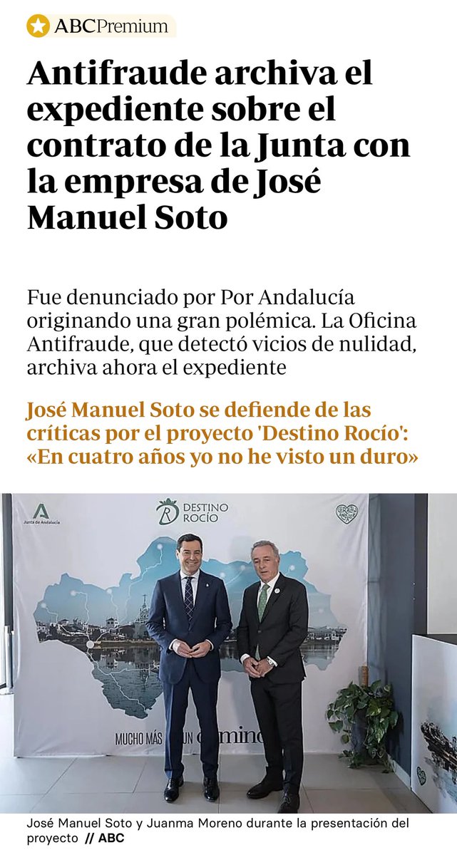 Cuando <a href="/_PorAndalucia/">PorAndalucía</a> me denunció por supuestas irregularidades en un contrato menor, toda la prensa nacional se hizo eco y las redes ardían acusándome de corrupto y de haber montado un chiringuito para forrarme. 
Ahora q la Agencia Antifraude ha archivado el caso no parece
