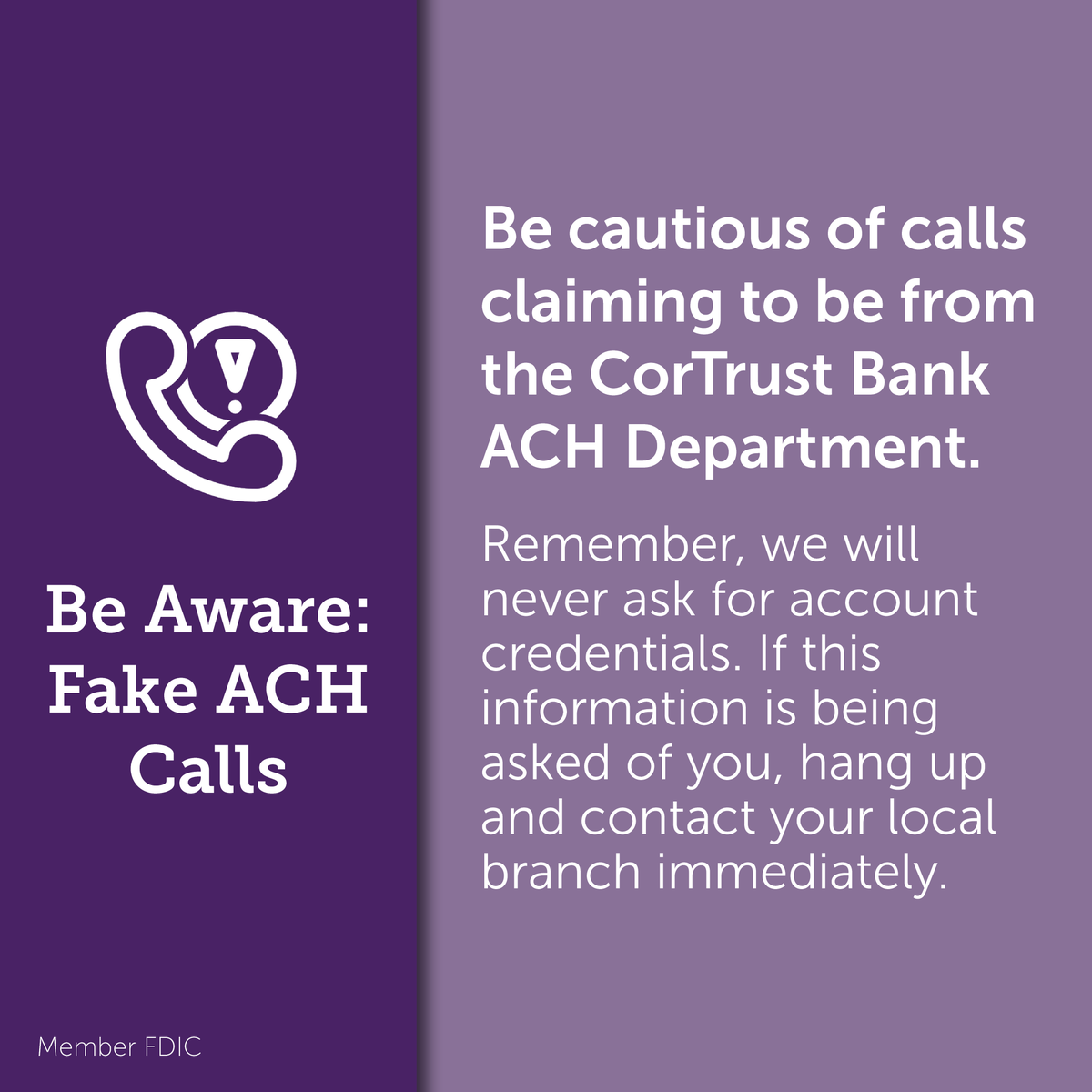 CorTrust Bank tweet media