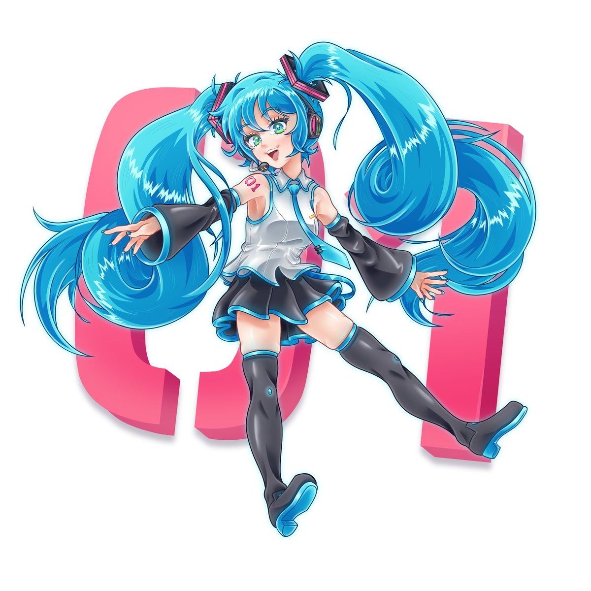 TimDrawsGals's tweet photo. HAPPY NEW YEAR (I know I'm late, I was both sick and busy)!

Wanted to begin this years illustration streak with a Miku, because ever since I posted my previous Miku I had the thought: "Darn.... I could do better" AND SO I (hopefully) DID!

#Miku #hatsunemiku #vocaloid https://t.co/FVvyVt56Iv