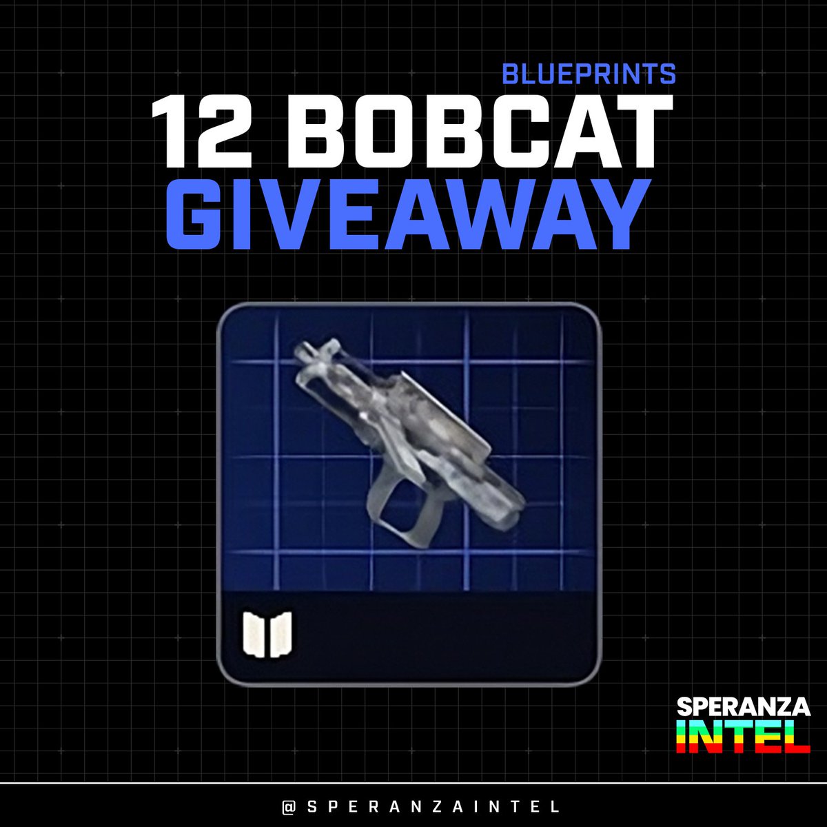 🚨 12 BOBCAT BP GIVEAWAY ALERT

🐆 12 BOBCAT BLUEPRINTS
🏆 12 WINNERS
YES, you read that right. We’re dropping TWELVE (12) Bobcat Blueprints to TWELVE lucky winners

 How to enter?
👉 Just RETWEET this post. 

GOOD LUCK, RAIDERS! 🍀

10 BPs are sponsored by <a href="/Mike_Swoop/">Swoop</a>