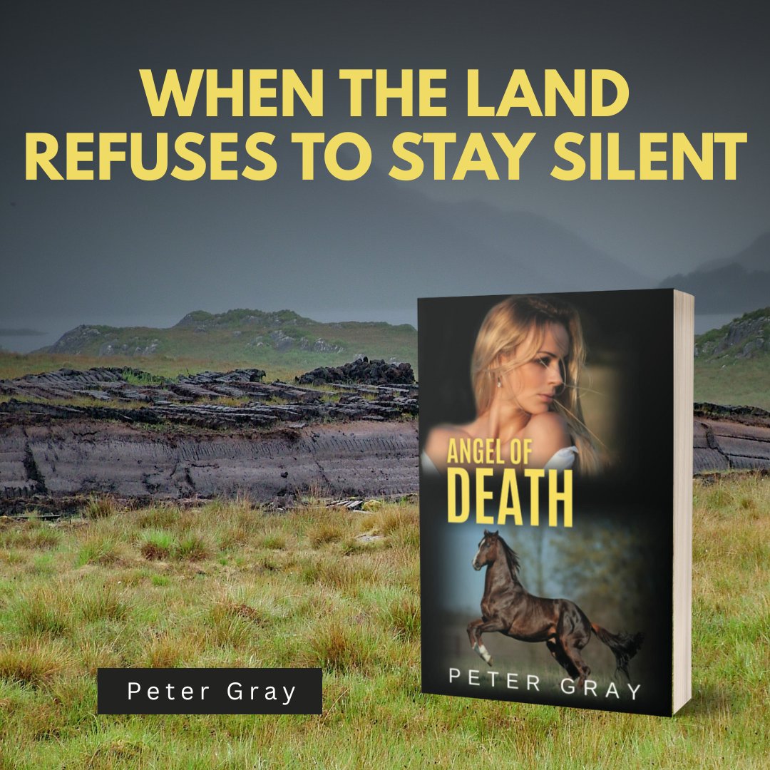 Peter_GrayBook's tweet photo. What happens when the ground itself gives up a secret it has buried for decades? In Angel of Death, a hard day’s work on a remote Kerry bog takes a chilling turn when a human bone is uncovered.

Head to Amazon to purchase your copy: 
https://t.co/kniAGqppjX https://t.co/gO20291bEN