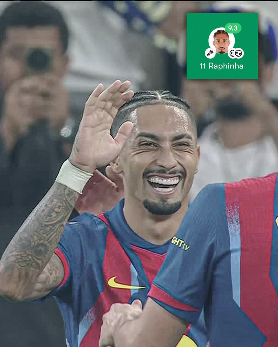 ESPNFC's tweet image. Raphinha is having himself quite the evening 👏

- Two goals
- One assist