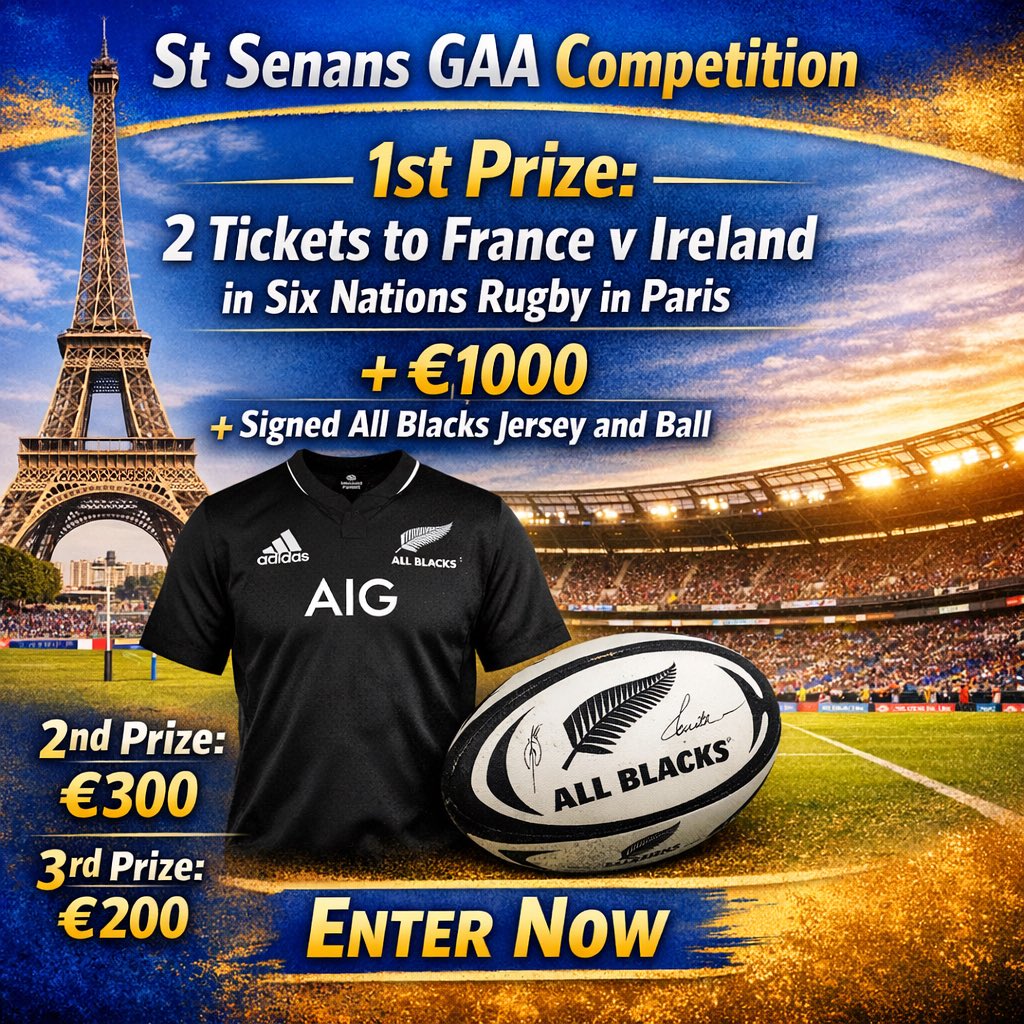 Entries close 1pm Friday. Have you entered? 

Link to play member.clubspot.app/club/st-senans…