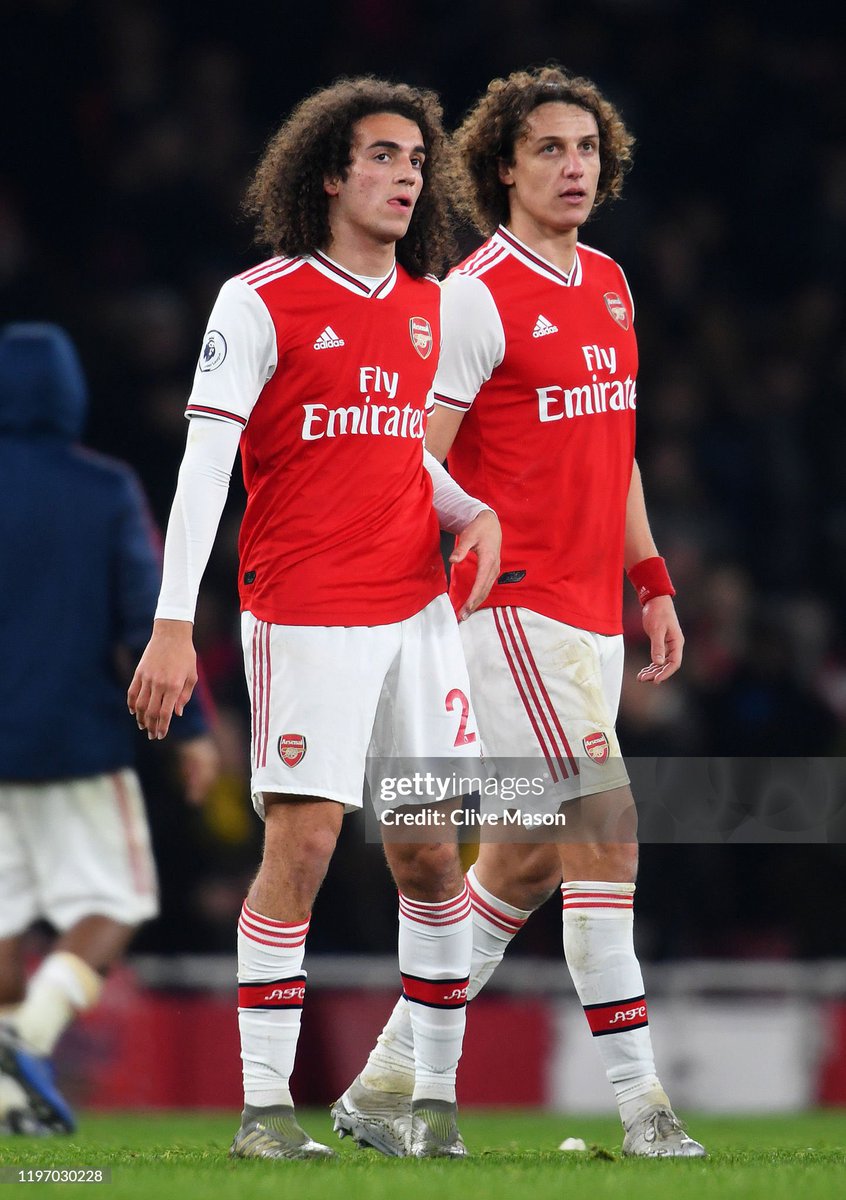 ThrowbackAFC's tweet image. Matteo Guendouzi and David Luiz, 2020.