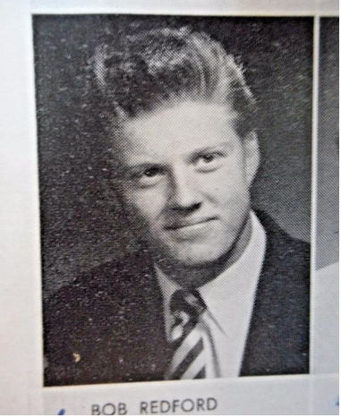 Don Drysdale once told sportswriter Bob Broeg that Robert Redford was  a "pretty good ballplayer."
Redford referred to Drysdale as his "old  teammate."
Just two random senior classmates who played baseball from Van Nuys High School.
Class of 1954.