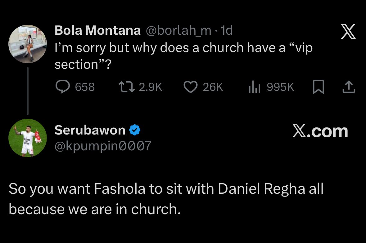 YKoluwaseun9's tweet image. Daniel regha was on his own o😭